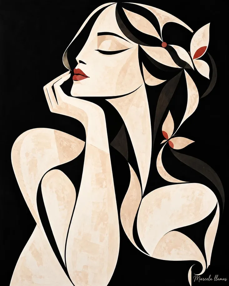 Ensueño, obra de figura de la colección Gretta Living