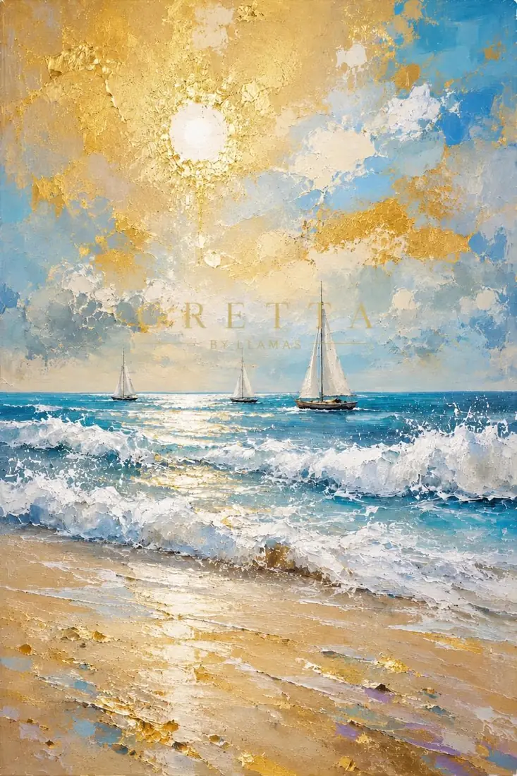 Sol de mar, obra de marina de la colección Gretta Living